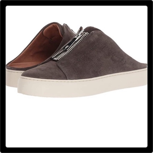 frye lena zip mule